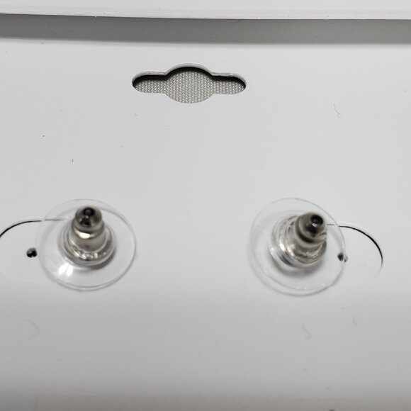 2 Pairs Nordstrom spring street Double Hoop Drop Earrings in gold and silver - Picture 7 of 8